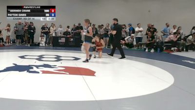 115 lbs Champ. Rd Of 16 - Serineh Crane, Titan Mercury Wrestling Club (TMWC) vs Payton Gines, Sanderson Wrestling Academy