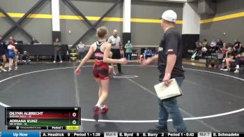 91 lbs Round 1 (4 Team) - Dilynn Albrecht, Badger Girls vs Adriana Kunz, MN Storm