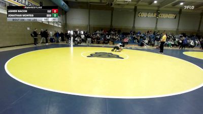 160 lbs Consi Of 32 #2 - Asher Bacon, Faith Christian (PA) vs Jonathan Montes, Grandview (CO)