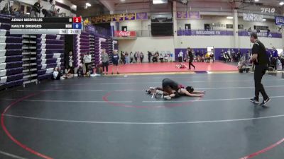 110 lbs Cons. Semi - Ariah Mervilus, Indian Hills vs Kailyn Bridges, McMurry