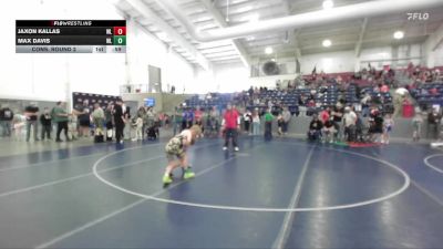 66 lbs Cons. Round 2 - Max Davis, Cougars Wrestling Club vs Jaxon Kallas, Evanston Elite