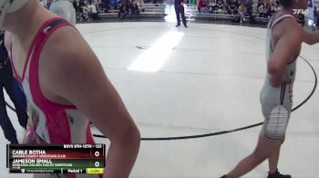 123 lbs Cons. Round 2 - Cable Botha, Garden County Wrestling Club vs Jameson Small, Nebraska Golden Eagles Wrestling Club