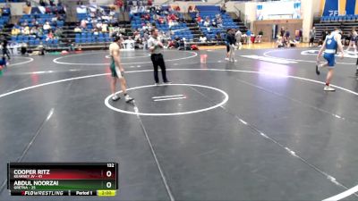 132 lbs Round 3 - Abdul Noorzai, Gretna vs Cooper Ritz, Kearney JV