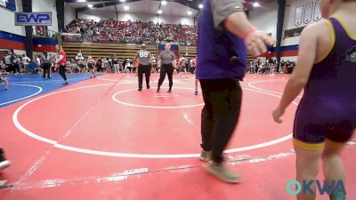 73 lbs Consi Of 8 #2 - Noah Nicely, Morris Wrestling Association vs Quade Charmasson, Bristow Youth Wrestling