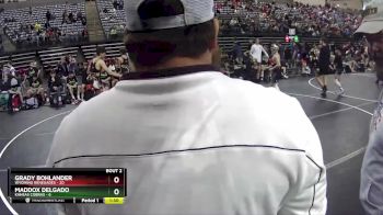 110 lbs Quarterfinals (8 Team) - Maddox Delgado, Kansas Cobras vs Grady Bohlander, Wyoming Renegades