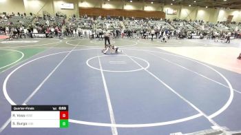 58 lbs Quarterfinal - Savina Burgo, Legion vs Redek Voss, Roseburg MC