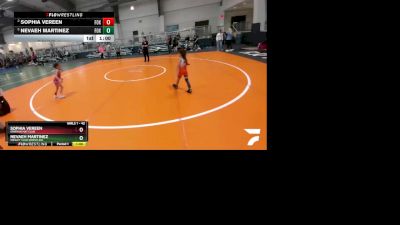 42 lbs Round 4 - Sophia Vereen, Spartan Mat Club vs Nevaeh Martinez, Wesley Club Wrestling