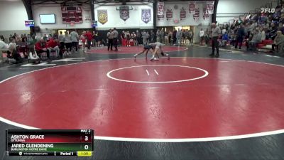 120 lbs Round 1 - Ashton Grace, Ottumwa vs Jared Glendening, Burlington Notre Dame