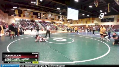 67 lbs Quarterfinal - AnthonyJoseph Martinez, Team Temecula Wrestling Club vs Zachary Wilson, Fallbrook Wrestling Club