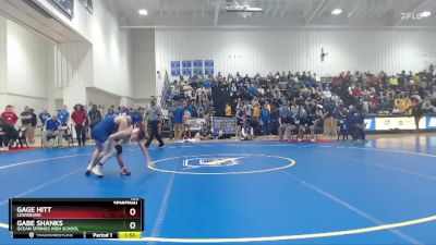120 lbs Semifinal - Gage Hitt, Lewisburg vs Gabe Shanks, Ocean Springs High School