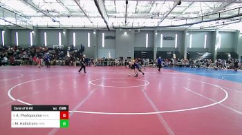 120 lbs Consi Of 8 #2 - Adrian Photopoulos, New Milford vs Mason Hallstrom, Foran