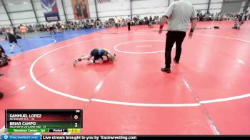 96 lbs Rd# 3 12:00pm Friday - Briar Campo, Oklahoma Outlaws Red vs Sammuel Lopez, No Escape W.A.