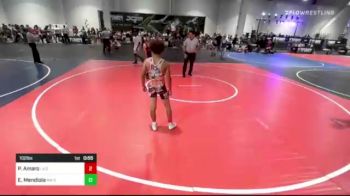 102 lbs Consi Of 4 - Pocky Amaro, La Gente WC vs Elias Mendiola, NM Gold