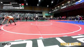 110 lbs Quarterfinal - Talon Weaver, Unaffiliated vs Jaxon Gillespie, All-Phase Wrestling