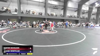 165 lbs Cons. Round 2 - Hunter Nicholson, WA vs Dashba Denetclaw, WA