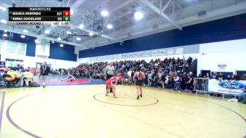 120 lbs Champ. Round 1 - Bianca Hurtado, Hueneme vs Emma Goodland, Eleanor Roosevelt