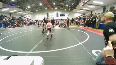 46 lbs Semifinal - Axel Miller, Skiatook Youth Wrestling vs Garrett Doyle, Cowboy Wrestling