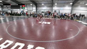140 lbs Semifinal - Abby Knopp, Central vs Saidie Long, Berthoud
