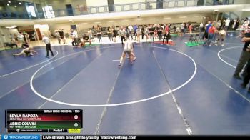 135 lbs Semifinal - Leyla Rapoza, Scramble Inc Wrestling vs Abbie Colvin, Roy Wrestling Club