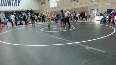 125-128 lbs Round 1 - Yasmin Pastrana Nino, HotShots Wrestling vs Liv Baiin, Unattached