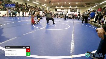 60 lbs Round Of 16 - Bennett Boling, Hilldale Youth Wrestling Club vs Gunnar Humbyrd, Jay Wrestling Club