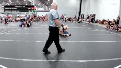 64 lbs Round 3 (8 Team) - Cooper Cerefice, PA Alliance vs Easton Henry, OMP