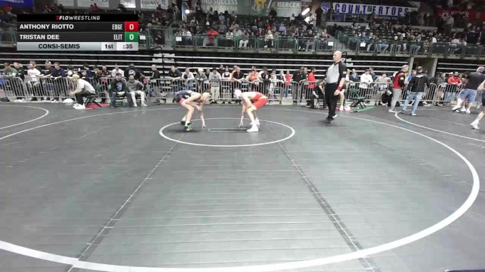 112 lbs Consolation - Anthony Riotto, Edge Wrestling vs Tristan Dee ...