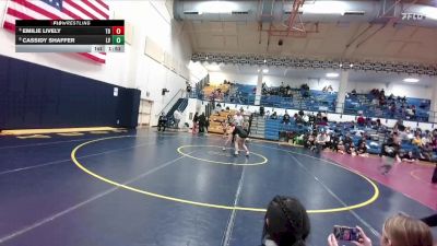 110 lbs Cons. Semi - Emilie Lively, Thunder Basin vs Cassidy Shaffer, Lander Valley