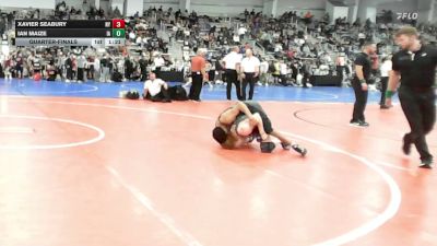113 lbs Quarterfinal - Xavier Seabury, NY vs Ian Maize, IA