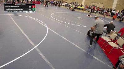 12U - 86 lbs Champ. Round 1 - Brooks Lusian, St. Francis Gladiators Wrestling Club vs Liam Freeman, Flat Earth Wrestling Club