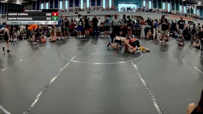 120 lbs Round 5 (6 Team) - Gavin Rodriguez, Buxton vs Asher Cabral, Cocoa Beach WC