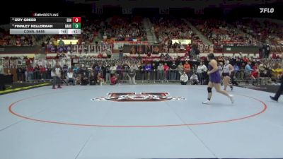 235 lbs Cons. Semi - Izzy Greer, El Dorado HS vs Finnley Kellerman, Baldwin Hs