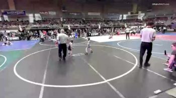 40 lbs Quarterfinal - Aureli Sherwood, Ellicott Metro Wrestling vs Jase St. Michel, Bear Creek