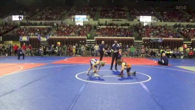 78 lbs Round 2 - Lexie Leger, Laurel Matburners vs McKenlee Evenson, Flathead Valley Wrestling Club