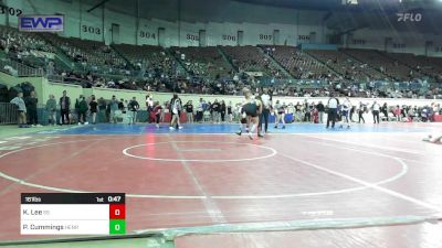 161 lbs Consi Of 16 #2 - Kambyr Lee, Sand Springs HS vs Payton Cummings, Henryetta JH