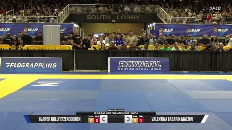 Harper Holly Eyzendooren vs Valentina Casarin Mazzon 2026 Pan Kids Jiu-Jitsu IBJJF Championship
