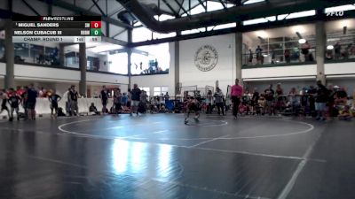 76-85 lbs Champ. Round 1 - Miguel Sanders, STL Warrior vs Nelson Cubacub Iii, Built By Brunson Wrestling