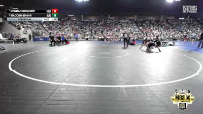 B3A-126 lbs Semifinal - Konrad Kosanke, Crossings Christian vs Madden Edgar, Blackwell