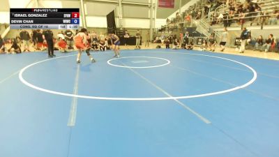 157 lbs Cons. Rd Of 16 - Israel Gonzalez, Scrap Yard Garage Wrestling vs Devin Chan, Wrestling Rhinos Wrestling Club