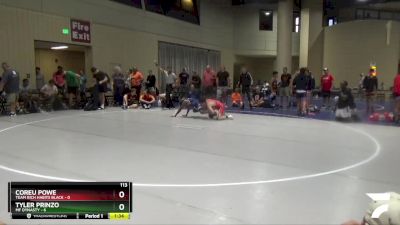 113 lbs 6th Wrestleback (32 Team) - Tyler Prinzo, MF Dynasty vs Coreu Powe, Team Rich Habits Black