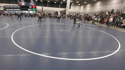 58 lbs Champ. Rd Of 16 - Haze McClintock, Sebolt Wrestling Academy vs Beckam Nieman, Millard South Wrestling Club