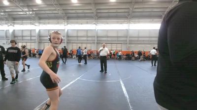 76 lbs Round 5 (6 Team) - Josie Wisecup, Dayton Bandits vs Cy Gilmore, Warner Elite