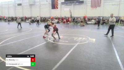 109 lbs Consi Of 16 #2 - Daniel Manley, Riverside Rascals vs Steven Hiczewski Jr, Live Training