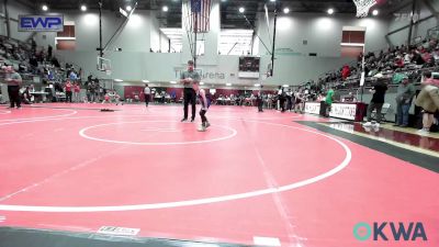 46 lbs Round Of 16 - Kennedy Ashton, Bartlesville Wrestling Club vs Stetson Manuel, Newkirk Takedown Club