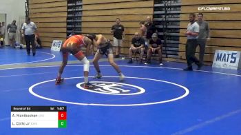 120 lbs Round Of 64 - Ananth Manibushan, Level Up vs Lucas Cotto Jr, Topsail Wrestling
