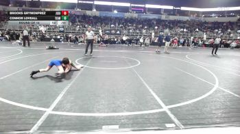 60 lbs Round Of 16 - Brooks Grymonprez, Jesup Mat Club vs Connor Loveall, Team Central WC