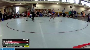 83 lbs Cons. Round 5 - Eli Kincaide, Contenders Wrestling Academy vs Karson Kahalekomo, Daleville Broncos Wrestling Club