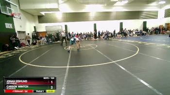 120 lbs Cons. Semi - Carson Wintch, Klahowya vs Jonah Edmund, Gig Harbor