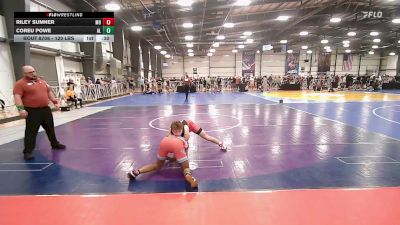 120 lbs Consi Of 32 #2 - Riley Sumner, MO vs Coreu Powe, AL