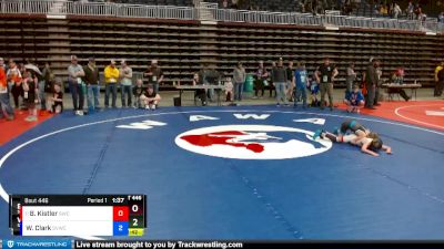 59 lbs 5th Place Match - Bodie Kistler, Sheridan Wrestling Club vs Waylon Clark, Star Valley Wrestling Club